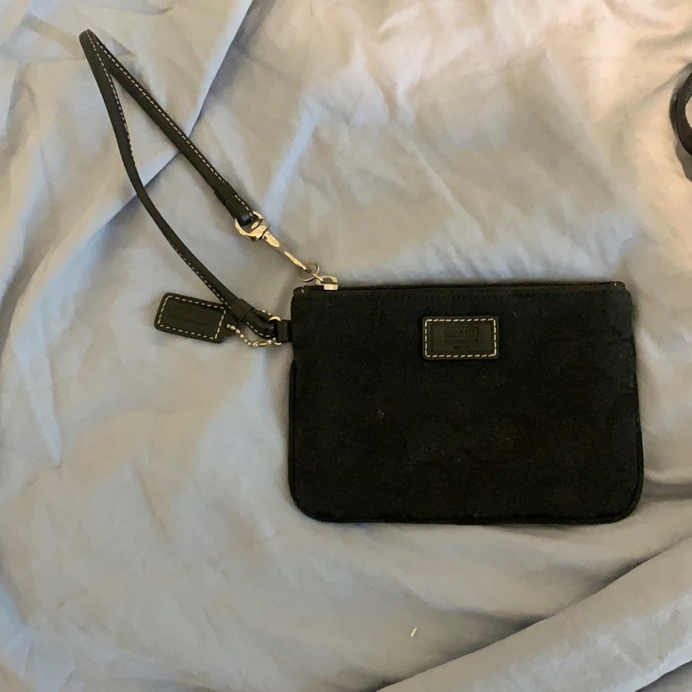 Black coach purse